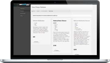 Select Package Screen